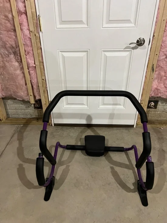Original Ab Roller Plus | Purple & Black | 1990s Classic | Stabilizer Legs + VHS - Picture 1 of 1
